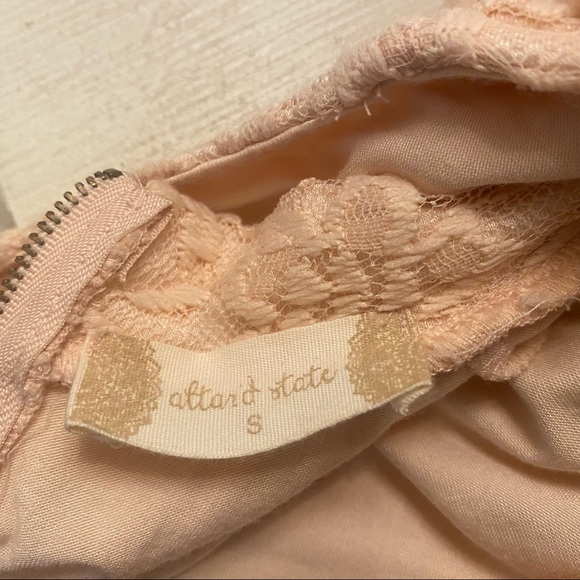 2/$60 Altar’d State Dusty Peach Lace Dress Small S NWT - Picture 8 of 9